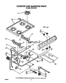 Cooktop and manifold