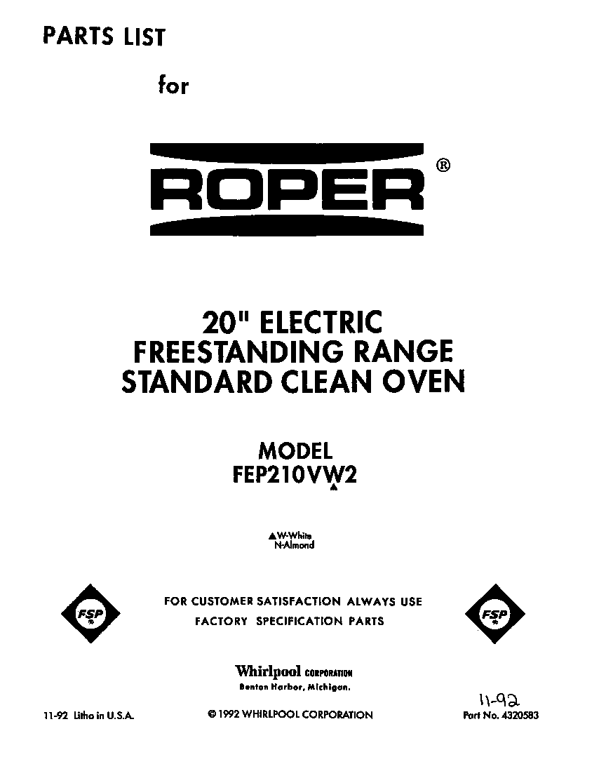 Front cover