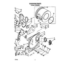 Whirlpool LGR3422AW0 bulkhead diagram