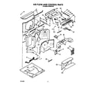 Whirlpool ACQ254XZ0 air flow and control diagram