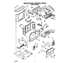 Whirlpool ACQ102RZ0 air flow and control diagram