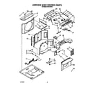 Whirlpool ACU124XX1 airflow and control diagram