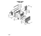 Crosley CA5WM41 cabinet diagram