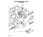 Whirlpool AR0500XW6 air flow and control diagram