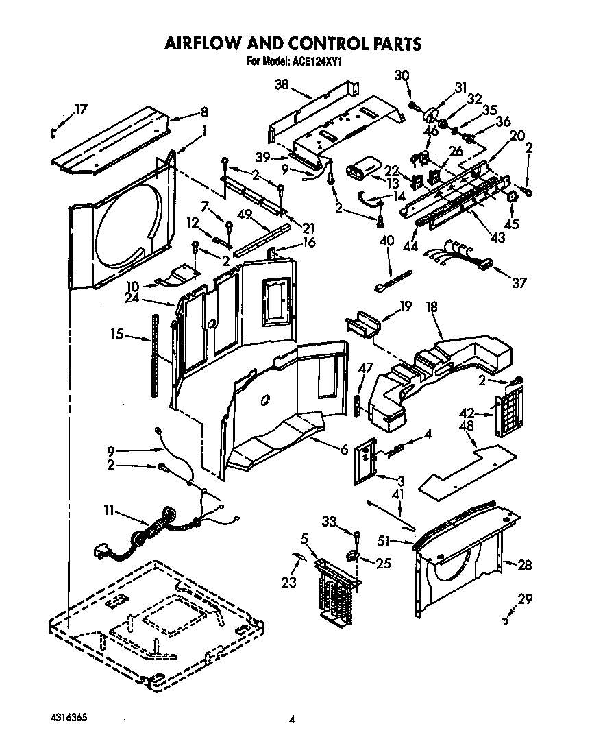 AIRFLOW AND CONTROL PARTS