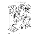 Whirlpool ACE124XY1 airflow and control parts diagram