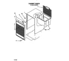 Whirlpool AD0402XZ0 cabinet parts diagram
