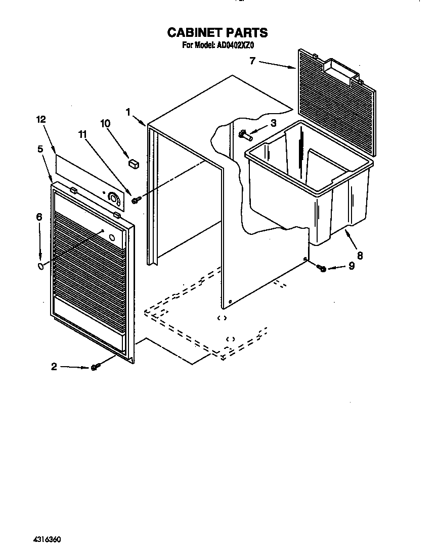 Cabinet parts