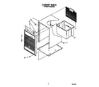 Whirlpool AD0302XZ0 cabinet parts diagram