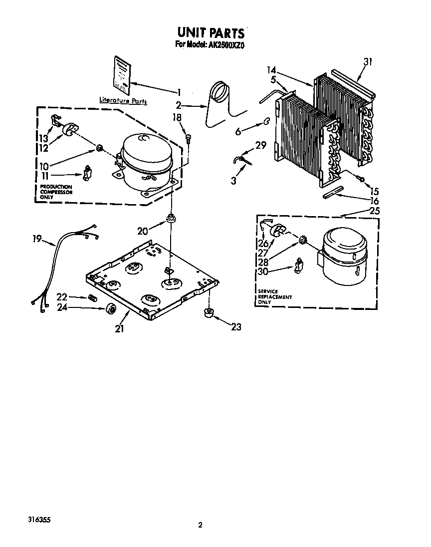 Unit parts
