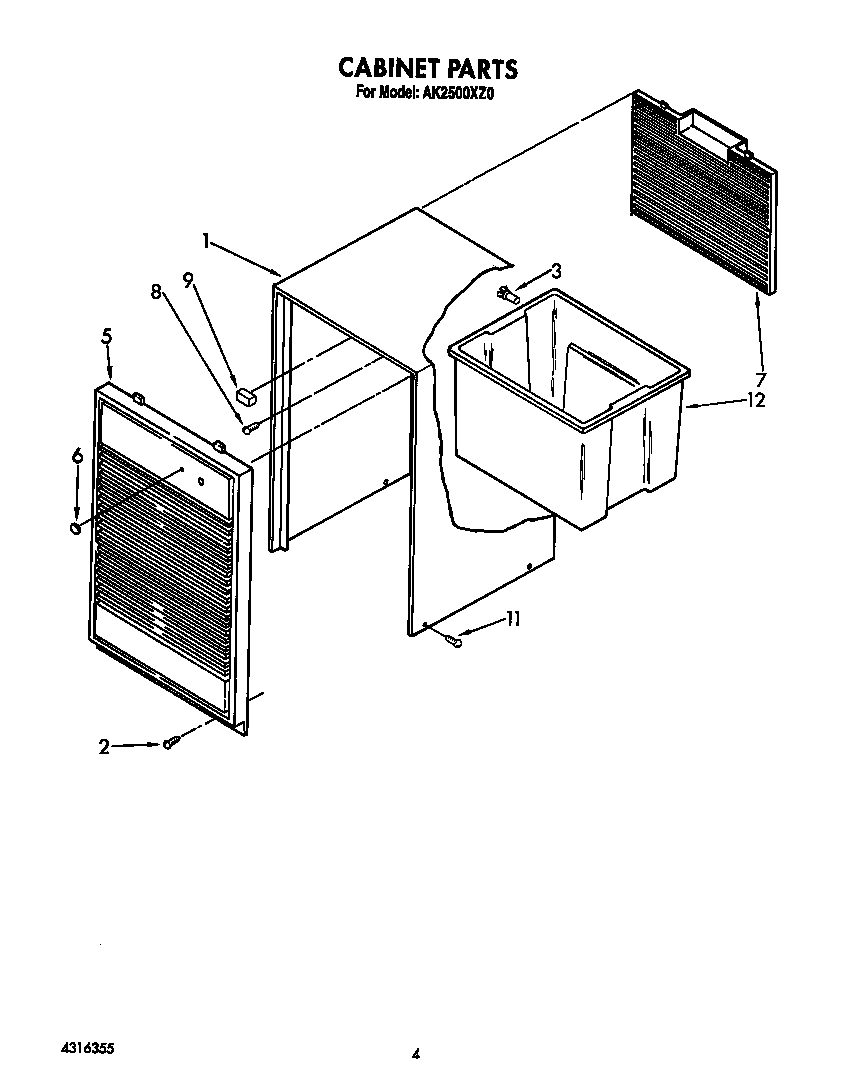 Cabinet parts