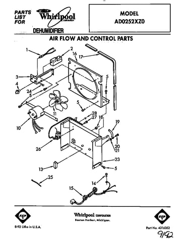 Air flow and control parts