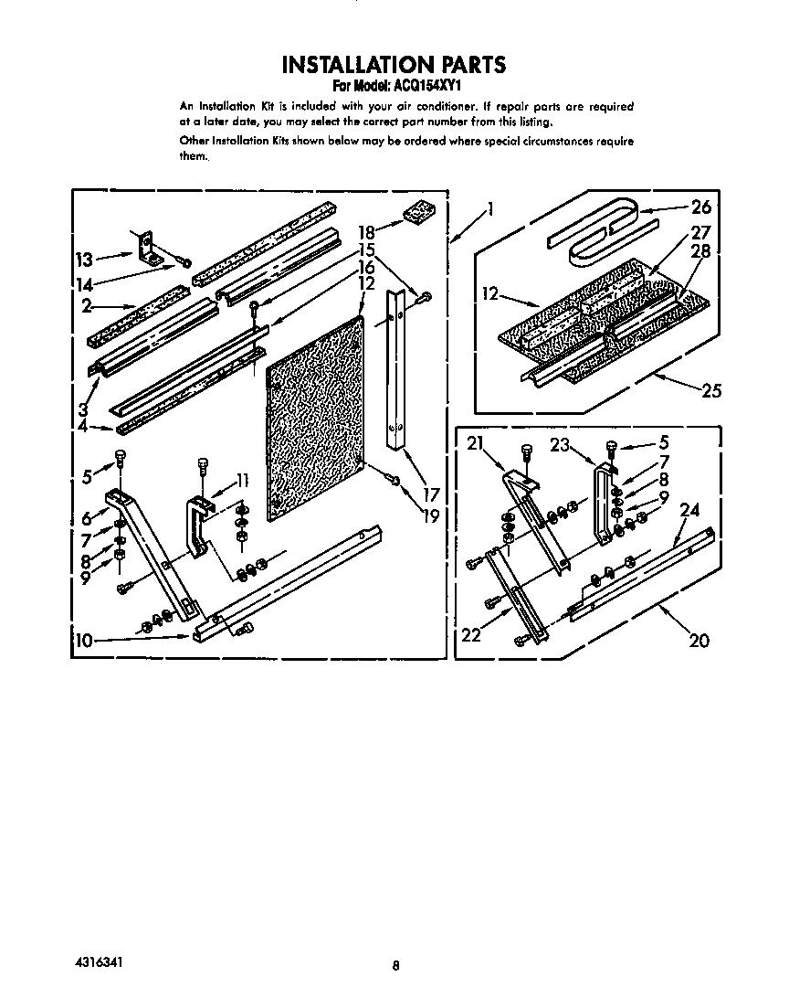 INSTALLATION PARTS