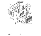 Whirlpool BHAC1000XS1 cabinet diagram