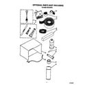 Whirlpool ACE124XY0 optional parts (not included) diagram