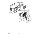 Whirlpool ACE184XY0 cabinet diagram