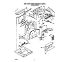 Whirlpool ACQ254XY0 airflow and control diagram