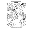 Crosley CAH12W04 air flow and control diagram