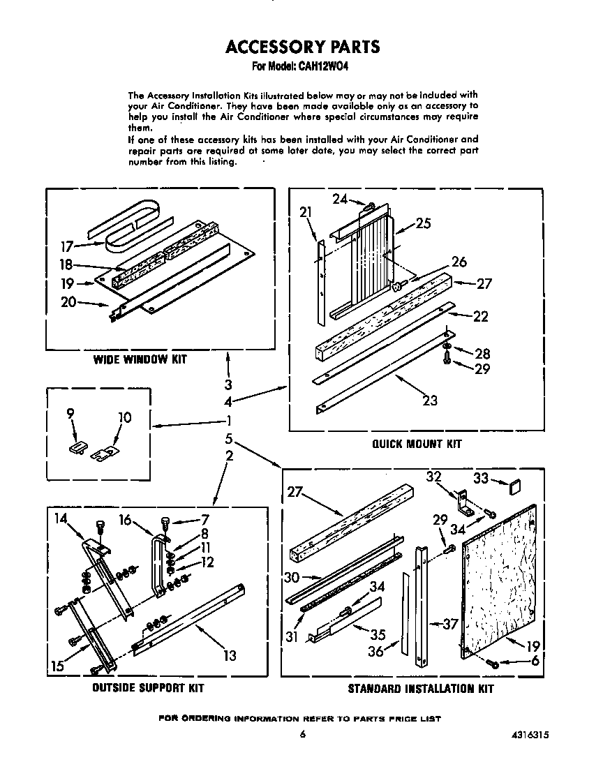 Accessory parts