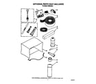 Whirlpool ACM492XX1 optional parts (not included) diagram