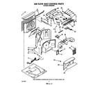 Whirlpool ACQ254XX0 airflow and control diagram