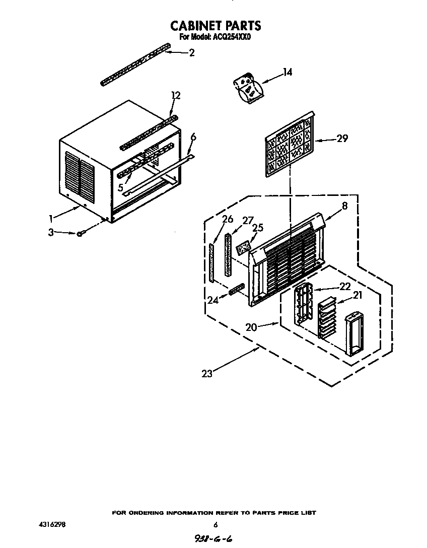 CABINET PARTS