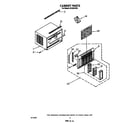 Whirlpool ACQ254XX0 cabinet parts diagram