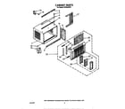 Whirlpool ACQ082XW1 cabinet diagram