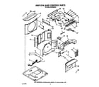 Whirlpool A0W22W20 air flow and control diagram