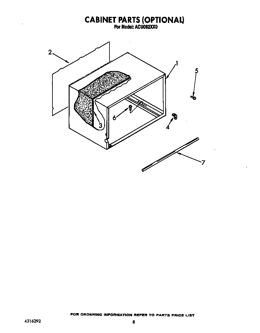 Cabinet (optional)