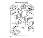 Whirlpool ACU124XX0 air flow and control diagram