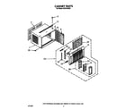 Whirlpool ACU124XX0 cabinet diagram
