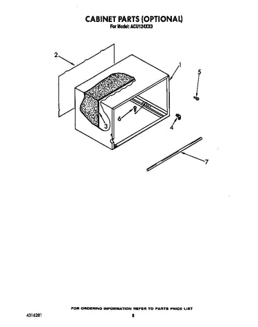 Cabinet (optional)