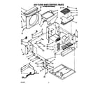 Whirlpool BHAC1800XS0 air flow and control diagram