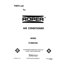Roper X12002V02 front cover diagram