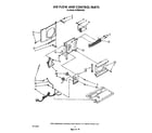 Whirlpool ACM052XW0 air flow and control diagram