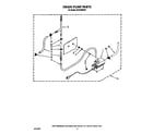 Whirlpool EC515WWV0 drain pump diagram