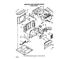 Whirlpool ACQ122XW1 air flow and control diagram
