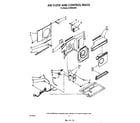 Whirlpool ACM062XW0 air flow and control diagram