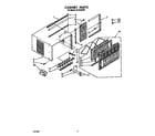 Whirlpool AC1022XW0 cabinet diagram