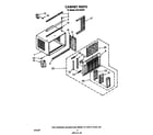 Whirlpool ACQ102XW1 cabinet diagram