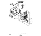 Whirlpool ACQ082XW0 cabinet diagram