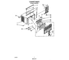 Whirlpool ACQ052XW0 cabinet diagram