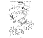 KitchenAid 4KUIS185S0 evaporator, ice cutter grid and water diagram