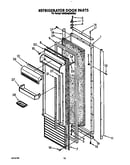 Refrigerator door