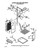 Lower unit and tube