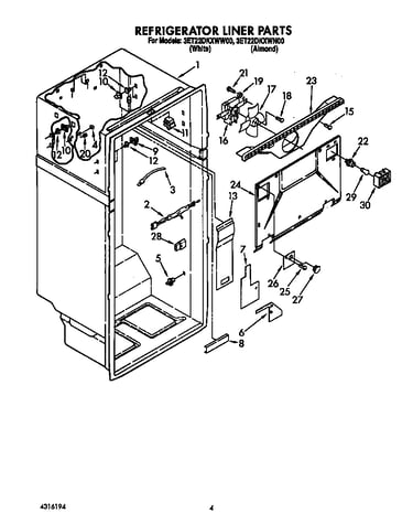Refrigerator liner