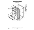 Estate TT18EKRWW01 refrigerator door diagram