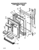 Refrigerator door