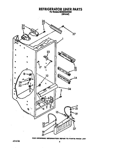 Refrigerator liner